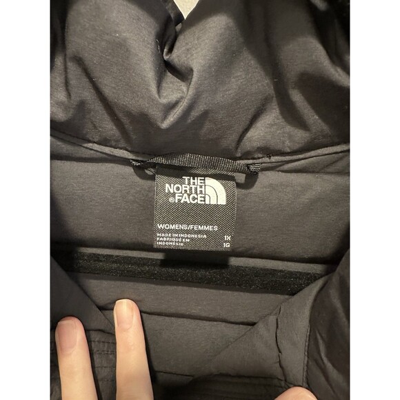 Women's The North Face Belleview Stretch Plus Down Jacket Coat Black 1X EUC! - Picture 5 of 16
